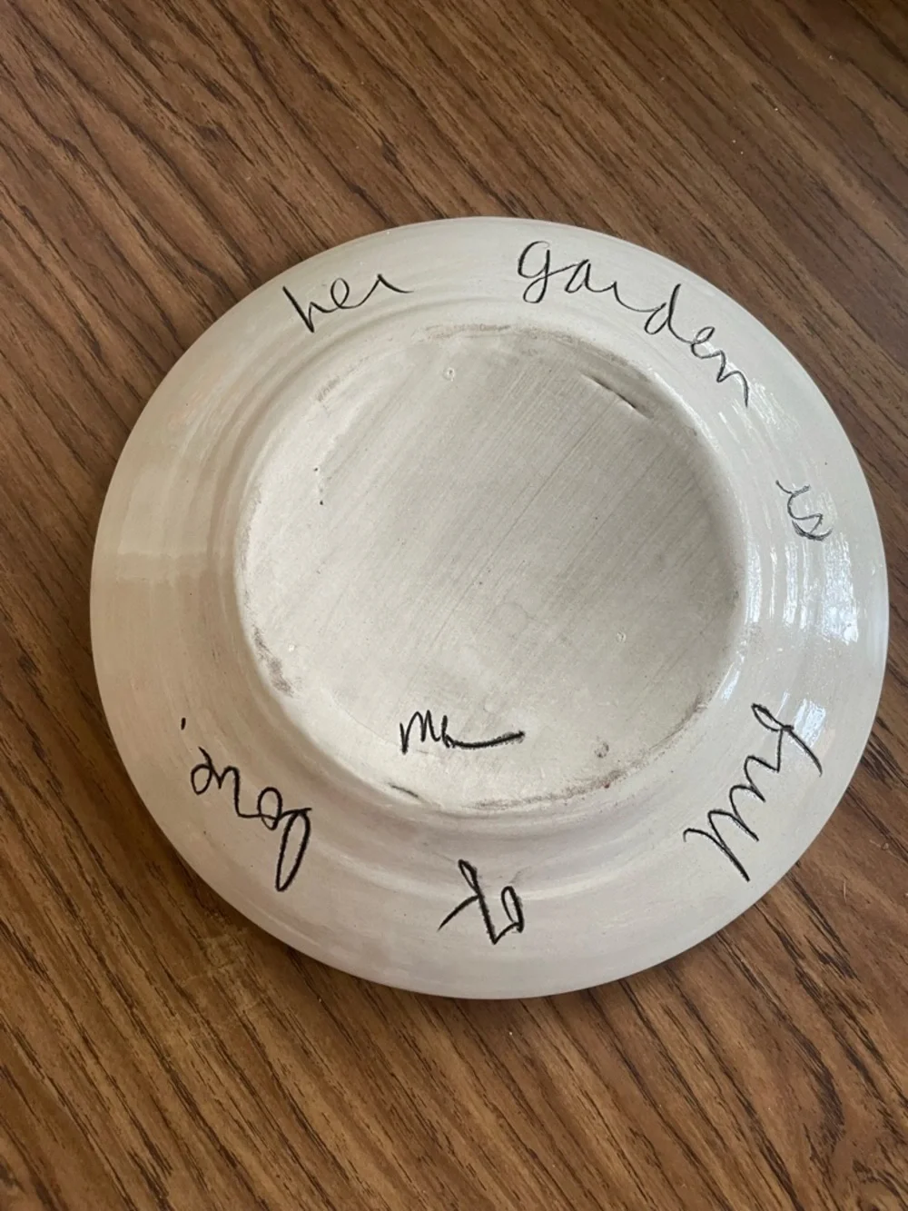 Vintage Hand Thrown Pottery Platter